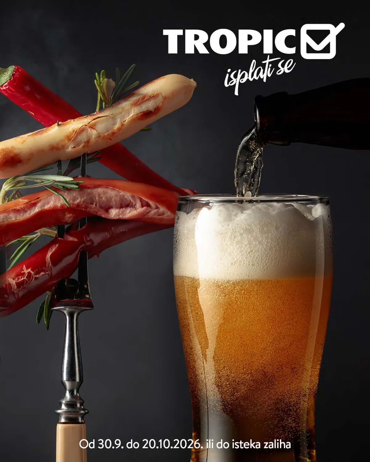 Tropic katalog od 30.09. do 20.10.2026. – akcijske cijene hrane, pića, higijene i proizvoda za domaćinstvo