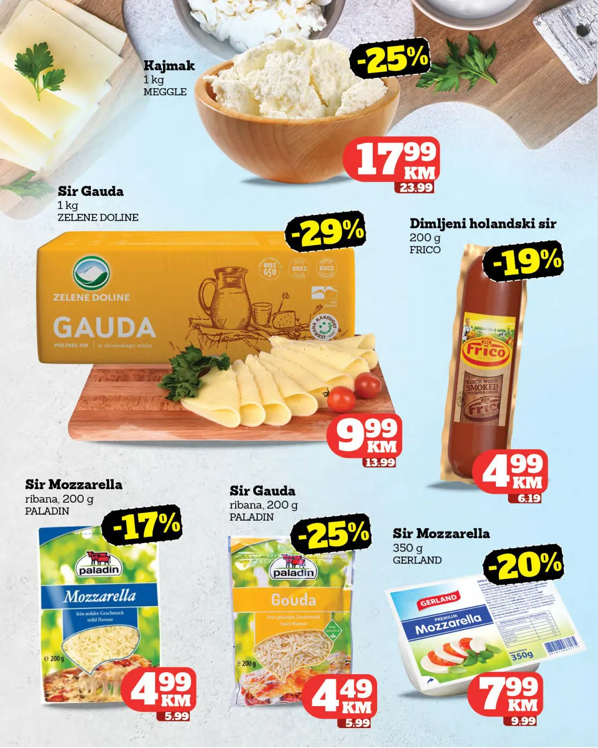 Tropic katalog – sirevi i kajmak na akciji Tropic katalog – kajmak, gauda i mozzarella