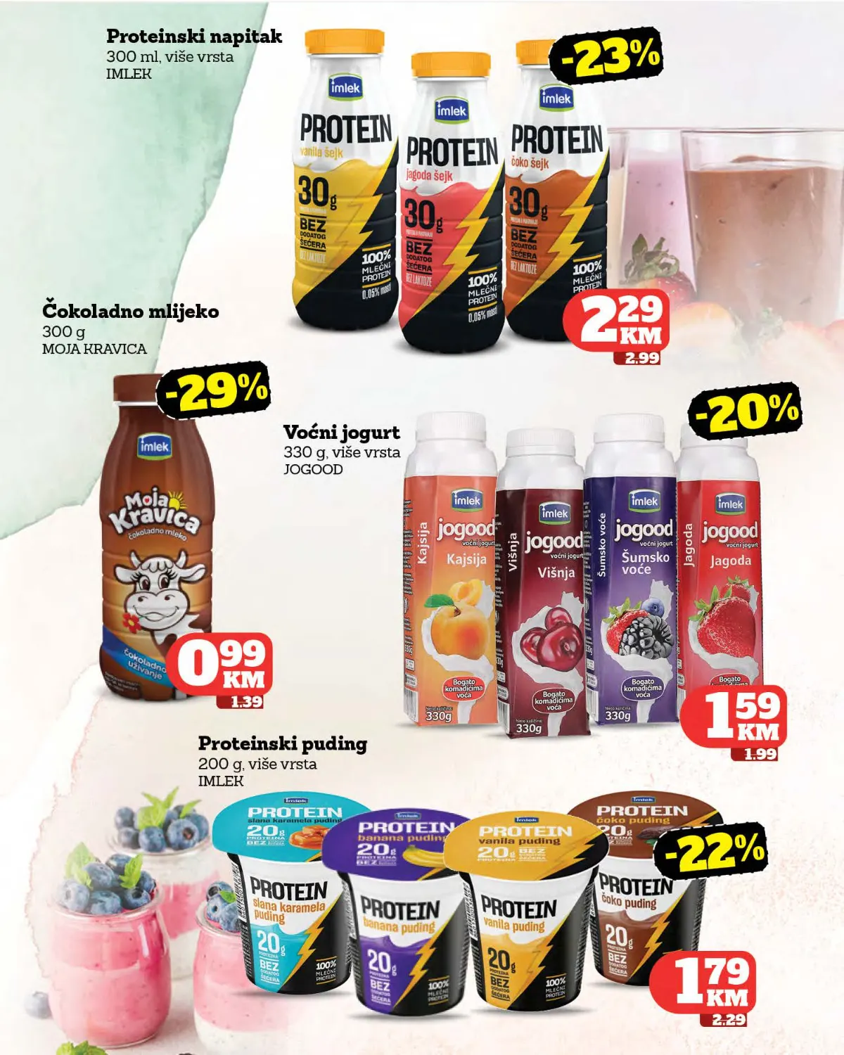 Tropic katalog – proteinski proizvodi na akciji Tropic katalog – proteinski napici, jogurti i pudinzi