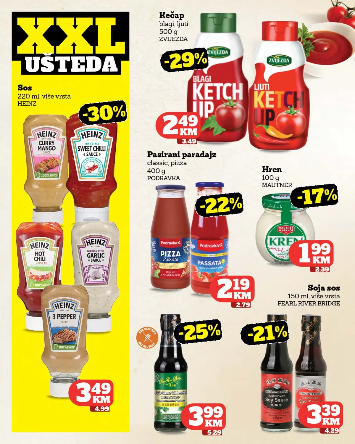 Tropic katalog – sosovi i dodaci jelima Tropic katalog – Heinz sosovi, kečap, hren i soja sos