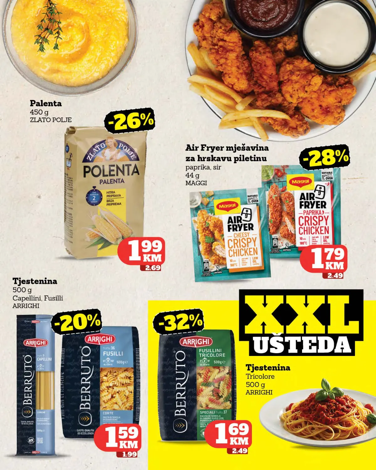 Tropic katalog – tjestenina i dodaci za pripremu jela Tropic katalog – palenta, tjestenina i Air Fryer mješavine