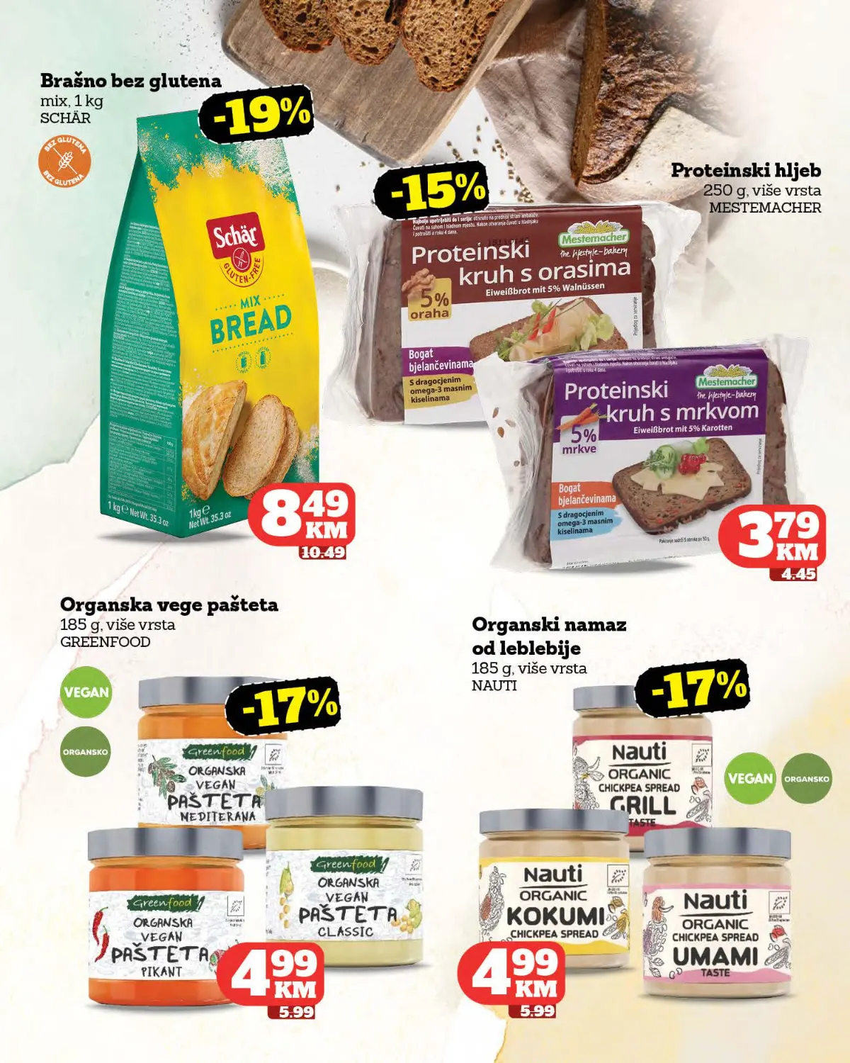 Tropic katalog – zdrava i proteinska prehrana Tropic katalog – bezglutensko brašno, proteinski hljeb i organski namazi
