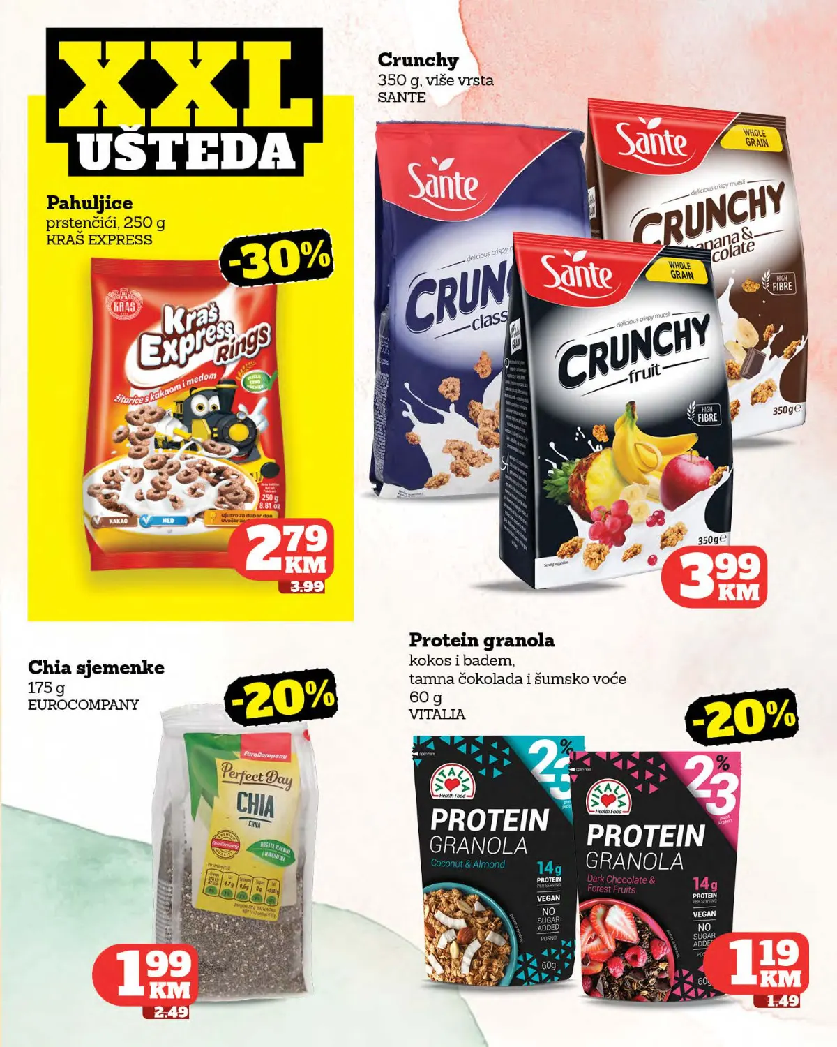Tropic katalog – doručak i zdrava prehrana Tropic katalog – pahuljice, crunchy, chia sjemenke i proteinska granola