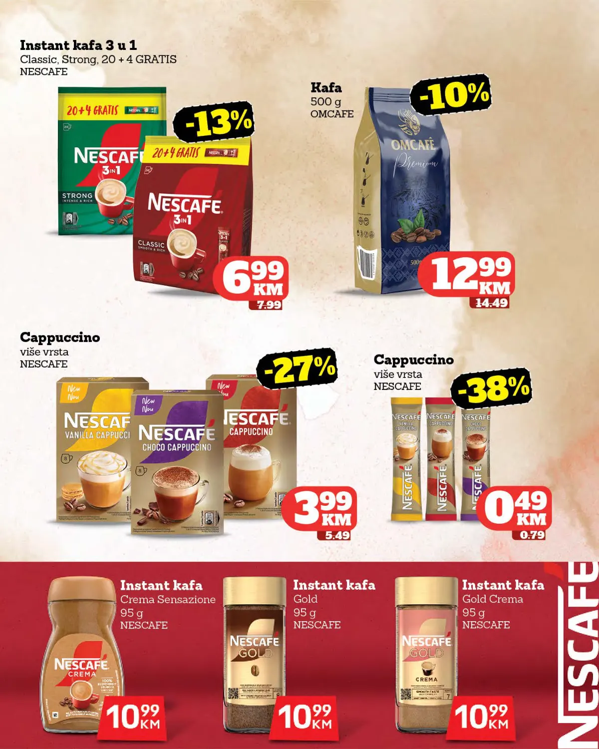 Tropic katalog – Nescafé proizvodi na akciji Tropic katalog – Nescafé instant kafa i cappuccino