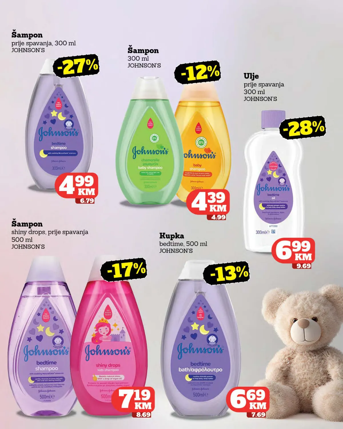 Tropic katalog – Johnson's dječija njega Tropic katalog – Johnson's šampon, kupka i ulje prije spavanja