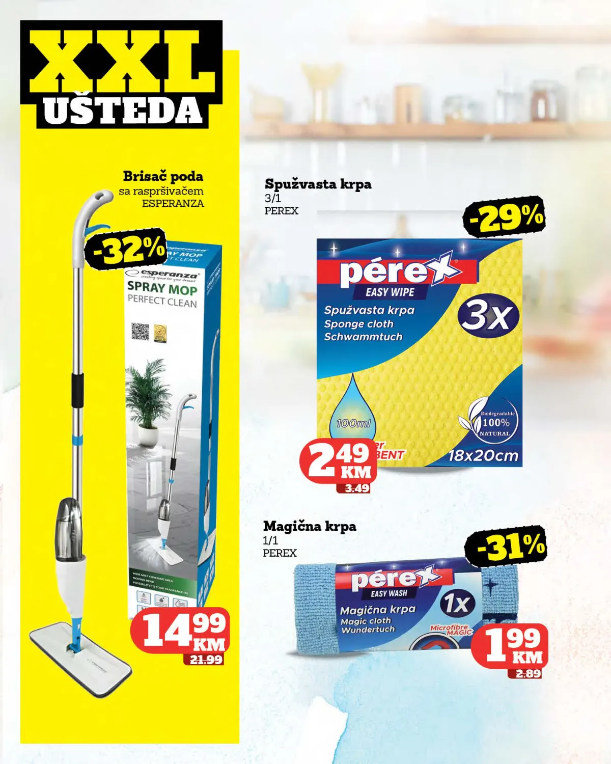 Tropic katalog – pribor za čišćenje Tropic katalog – brisač poda i Perex spužvaste i magične krpe