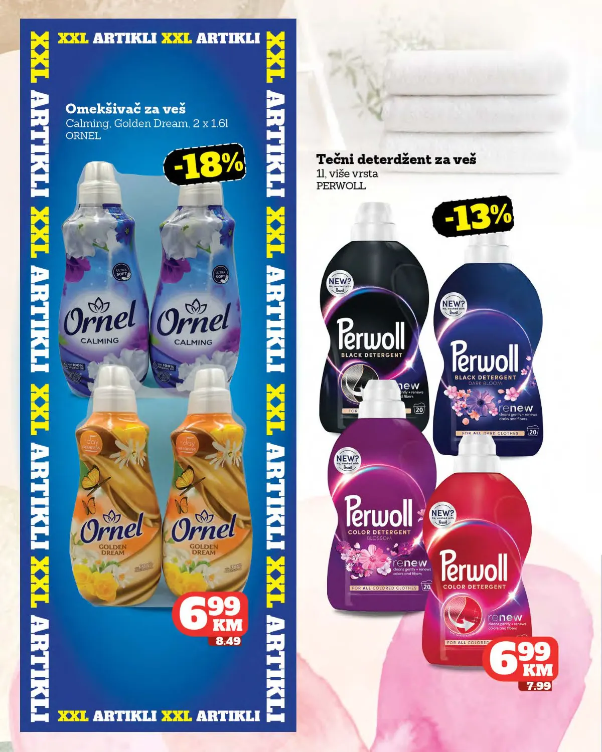 Tropic katalog – sredstva za pranje veša Tropic katalog – Ornel omekšivač i Perwoll deterdžent za veš