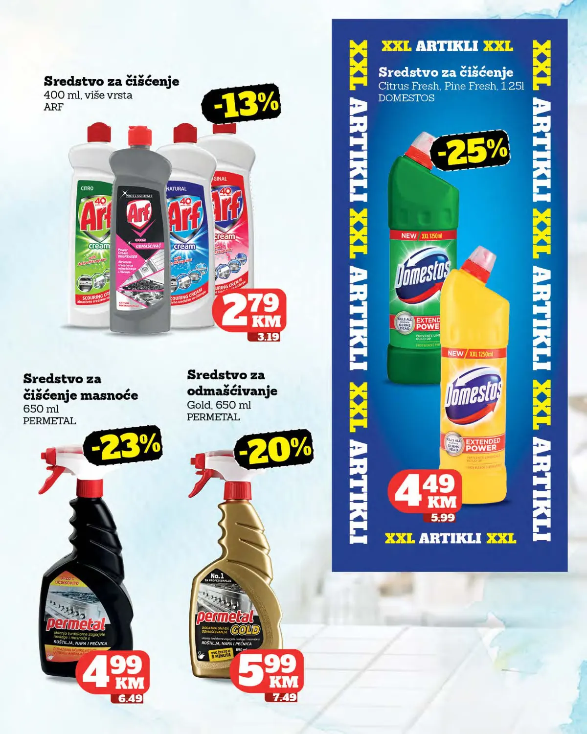 Tropic katalog – sredstva za čišćenje doma Tropic katalog – Arf, Permetal i Domestos sredstva za čišćenje
