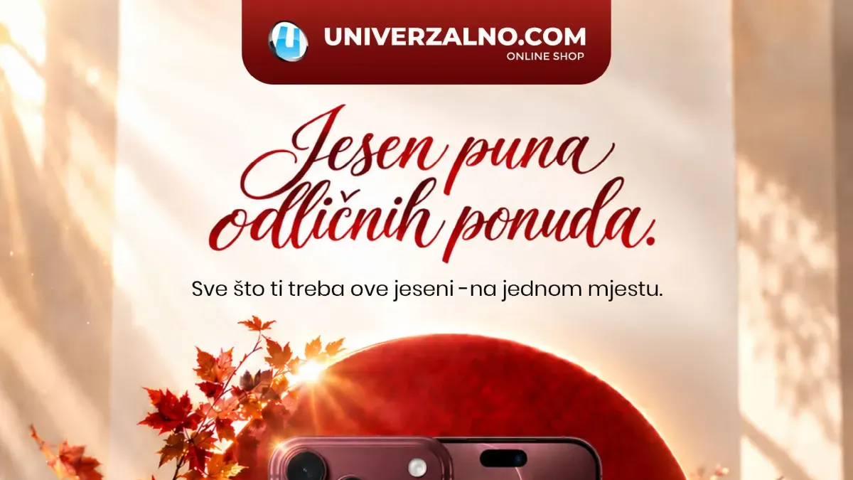 UNIVERZALNO.COM katalog za oktobar 2026. – mobitel, robotski usisivač Dreame i pročišćivač zraka Vivax