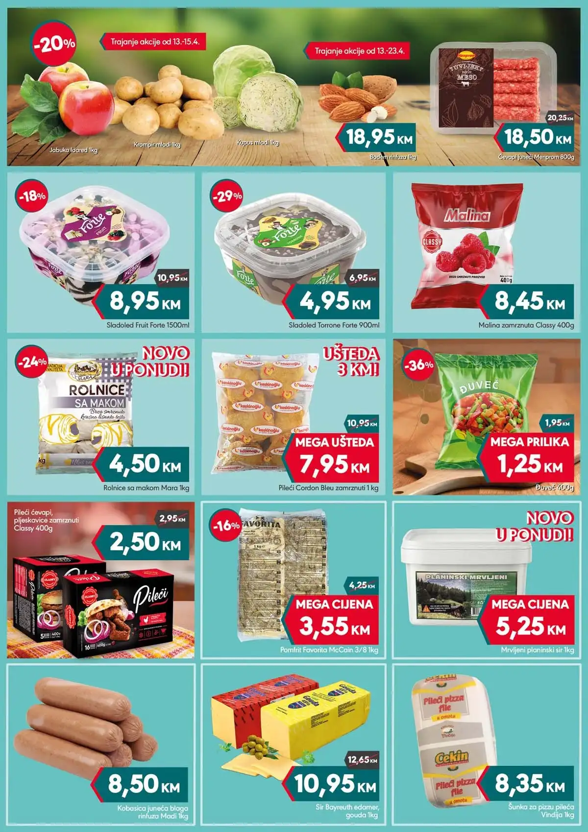 Mega Diskont akcija do 40% katalog sniženja prehrana i kućne potrepštine