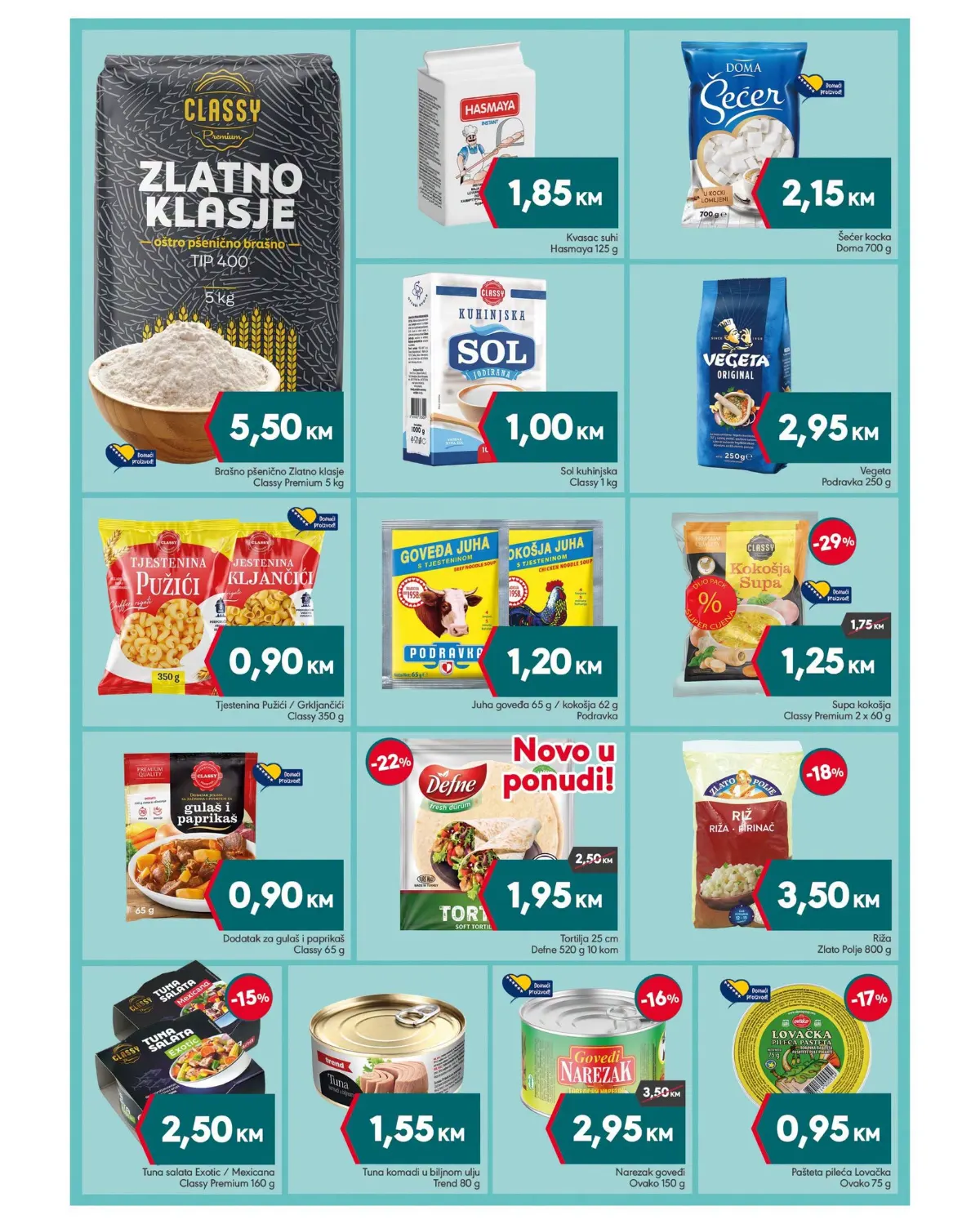 Mega Diskont katalog 05–18.10.2026. – brašno, riža, tjestenina i osnovne namirnice
