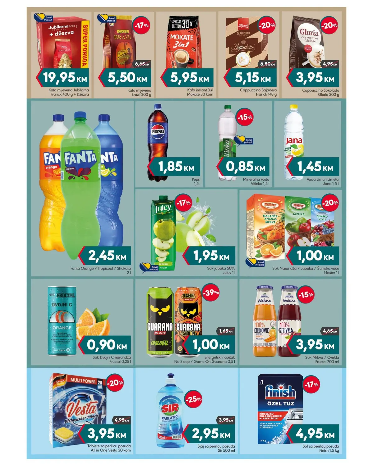 Mega Diskont katalog 05–18.10.2026. – sokovi, pića i prehrambeni proizvodi
