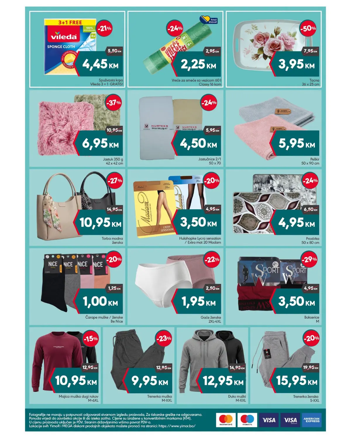 Mega Diskont katalog 05–18.10.2026. – odjeća, torbe i kućni tekstil
